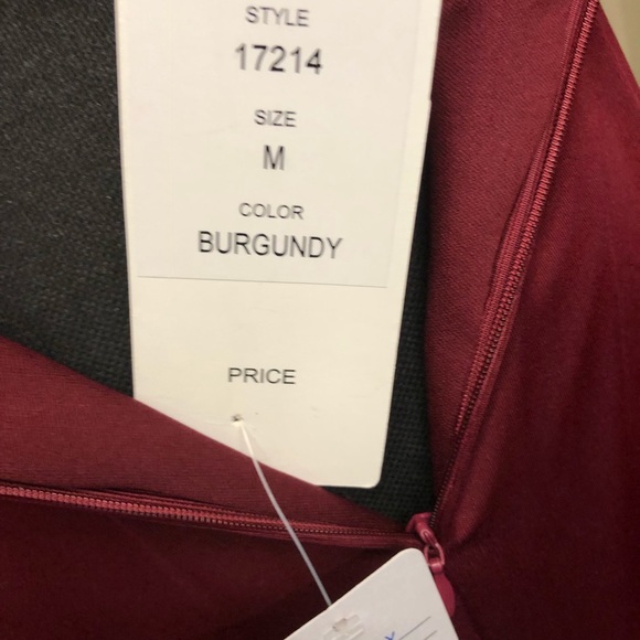 Maroon Formal Gown by STARBOX Size Medium - Picture 9 of 10